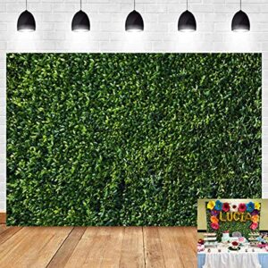xll nature spring 3d green leaves photography backdrops newborn baby shower photo background wall art wedding birthday party decoration banner studio props cake table booth 8x6ft