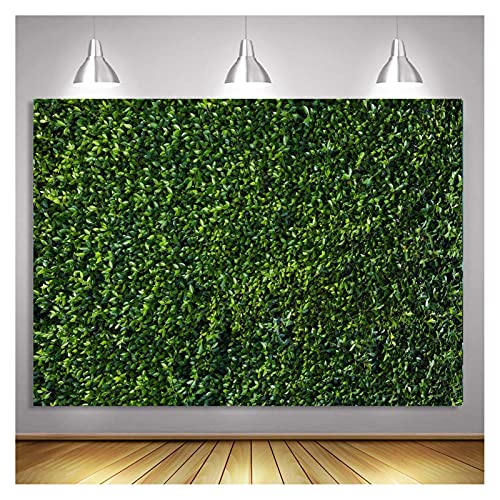 XLL Nature Spring 3D Green Leaves Photography Backdrops Newborn Baby Shower Photo Background Wall Art Wedding Birthday Party Decoration Banner Studio Props Cake Table Booth 8x6ft