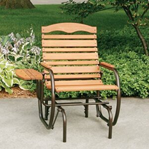 JACK-POST CG-21Z Country Garden Glider Chair with Tray, Bronze