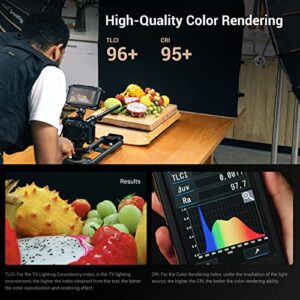SmallRig RC 220D 220W LED Video Light 98700 LUX @3.3ft 5600K Continuous Output Light with CRI 95+, TLCI 96+, w/Bowens Mount, Manual and App Control Remotely Professional Studio Spotlight- 3472