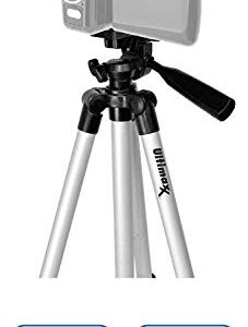 Ultimaxx 50" Inch Lightweight Portable Camera Tripod Stand with Carrying Bag for Sony, Nikon, Canon, Olympus, Pentax, Panasonic, Samsung Cameras and Camcorders