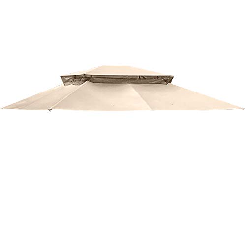 Garden Winds Replacement Canopy for The Antigua Gazebo - Riplock 350 - Beige