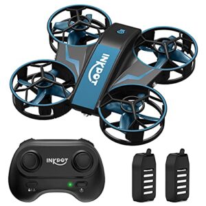 mini drone for kids,inkpot i06 rc drone with 3 level mode for beginners – altitude hold,auto rotating,3d flip, headless mode,indoor quadcopter gift toys for boys girls