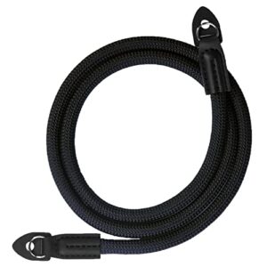vko camera strap,rope camera strap compatible with sony canon nikon fuji dslr slr mirrorless camera rope strap 100cm black