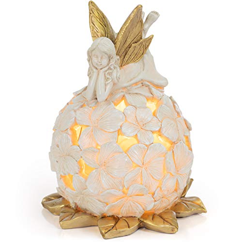 VP Home Enchanted Floral Fairy Solar Powered LED Outdoor Decor Garden Light Great Addition for Your Garden, Solar Powered Light Garden, Christmas Decorations Gifts for Outside Patio Lawn