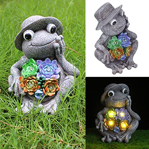 Garden Solar Lights, Widely Used Frog Style Vivid Colors Solar Outdoor Lights for Yard