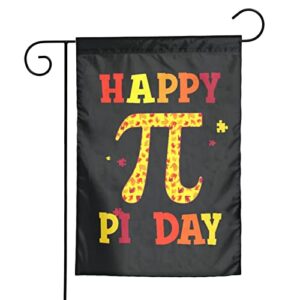 Funny Mathematical Happy Pi Day Garden Flag Perfect Decoration Yard 12x18 Inch Double Sided Outdoor Decoration Party Farmhouse Décor Banner