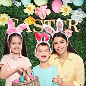 Dudaacvt 5x7ft Easter Backdrop Happy Easter Backdrops Easter Colorful Eggs Backdrop Children Kids Adult Easter Party Decorations Banner