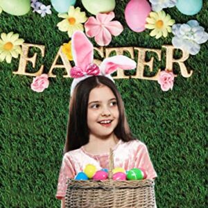 Dudaacvt 5x7ft Easter Backdrop Happy Easter Backdrops Easter Colorful Eggs Backdrop Children Kids Adult Easter Party Decorations Banner