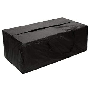 outdoor cushion storage bag, black heavy duty waterproof outdoor cushion cover for garden furniture cushions, christmas trees storage bag