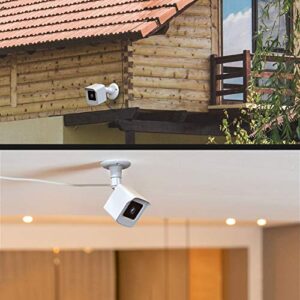 PEF Mount for All-New Wyze Cam V3 ONLY, Weatherproof Protective Cover and 360 Degree Adjustable Wall Mount Solid Housing for Wyze V3 Outdoor Indoor Smart Home Camera System (White, 2 Pack)