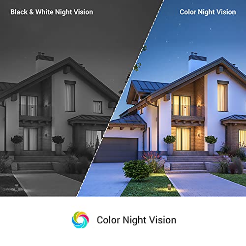 EZVIZ Outdoor Security Camera Dual Lens 1080P, Excellent Color Night Vision, Active Light & Siren Alarm with PIR Motion Detection, Weather Proof, Two-way Talk, the First Dual Lens Security Camera(C3X)