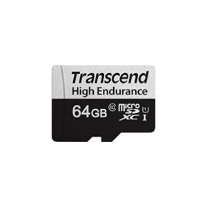 transcend ts64gusd350v 64gb uhs-i u1 micro sd memory card