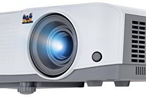 ViewSonic 3800 Lumens SVGA High Brightness Projector for Home and Office with HDMI Vertical Keystone (PA503S) White/gray