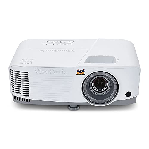 ViewSonic 3800 Lumens SVGA High Brightness Projector for Home and Office with HDMI Vertical Keystone (PA503S) White/gray