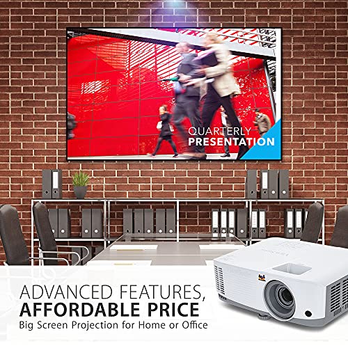 ViewSonic 3800 Lumens SVGA High Brightness Projector for Home and Office with HDMI Vertical Keystone (PA503S) White/gray