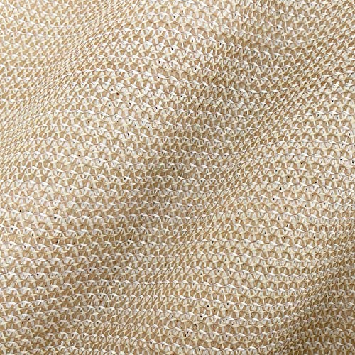 Alion Home HDPE 60% Sun Block Garden Netting Mesh for Plants Protecting - Beige (2, 10' x 6')