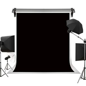 kate 6ft×9ft solid black backdrop portrait background for photography studio