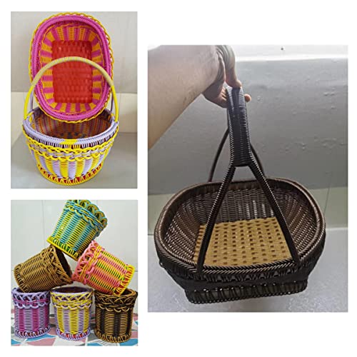 Gift_Source 3mm Width Round Rattan Woven Material for Repair Rattan Furniture, Plastic Synthetic Rattan Wicker Repair Kit for Weaving Repair Patio Furniture, Rattan Chair Table, DIY Basket, Crafts