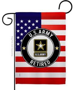 us military united state army garden flag armed forces rangers american military veteran retire house decoration banner small yard gift double-sided, made in usa