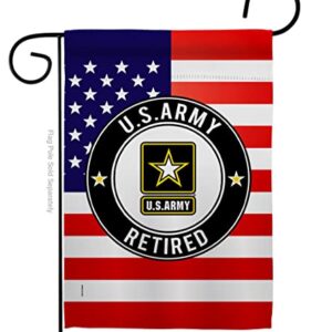 US MILITARY United State Army Garden Flag Armed Forces Rangers American Military Veteran Retire House Decoration Banner Small Yard Gift Double-Sided, Made in USA