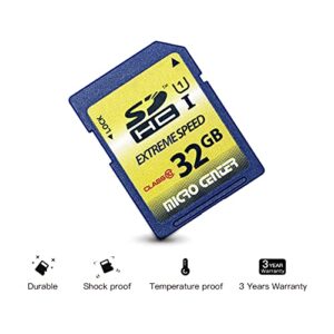 32GB Class 10 SDHC Flash Memory Card Full Size SD Card USH-I U1 Trail Camera Memory Card by Micro Center