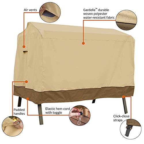 Classic Accessories Veranda Water-Resistant 78 Inch Canopy Swing Cover, Patio Furniture Covers