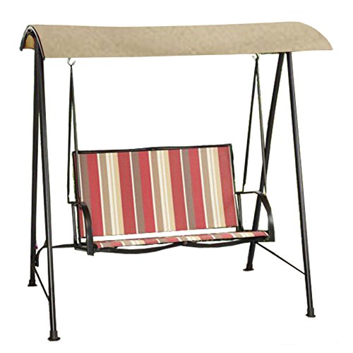 Striped 2-Person Sling Swing Replacement Canopy Top Cover