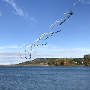 In the Breeze Mylar Spinner Silver Turbulance — 36" Long