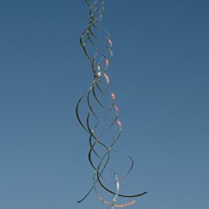 In the Breeze Mylar Spinner Silver Turbulance — 36" Long