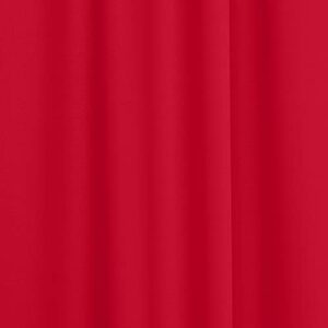 AK TRADING CO. 10 feet x 10 feet Polyester Backdrop Drapes Curtains Panels with Rod Pockets - Wedding Ceremony Party Home Window Decorations - RED (DRAPE-5x10-RED)