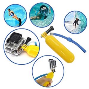 TEKCAM Action Camera Selfie Stick Floating Hand Grip Compatible with Gopro Hero 11 10 9 8 7 6 5 AKASO EK7000 Brave 4 Apexcam Dragon Touch Remali Capture HLS WOLFANG Waterproof Cameras