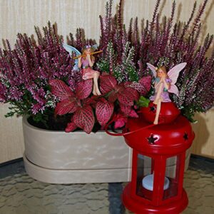 Mood Lab Fairy Garden - Miniature Fairies Figurines - Sitting Girls Set of 2 pcs - for Outdoor or House Decor Statue Kit