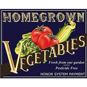 vegetables tomato metal vintage retro tin sign suitable for outdoor yard garden & home bar clubs wall decoration signs 12x8inch