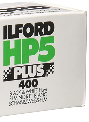 Ilford 1574577 HP5 Plus, Black and White Print Film, 35 mm, ISO 400, 36 Exposures