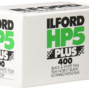 Ilford 1574577 HP5 Plus, Black and White Print Film, 35 mm, ISO 400, 36 Exposures