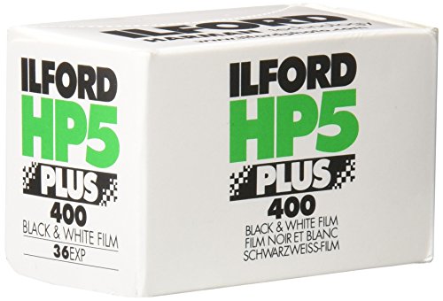 Ilford 1574577 HP5 Plus, Black and White Print Film, 35 mm, ISO 400, 36 Exposures