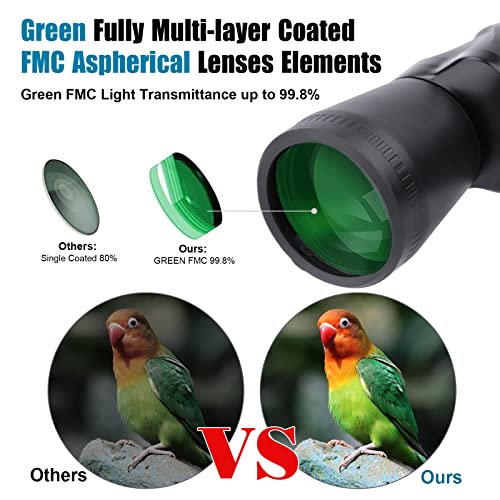 20x50 Binoculars for Adults - Binoculars for Bird Watching Hunting Wildlife Observation Sport Events Whale Watching Hiking and Camping with Harness and Phone Holder