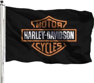 reddingtonflags harley davidson flags 3x5ft banner for indoor and outdoor decorations, garden decorations flag harley davidson,camping flag,party decorations for harley davidson lovers