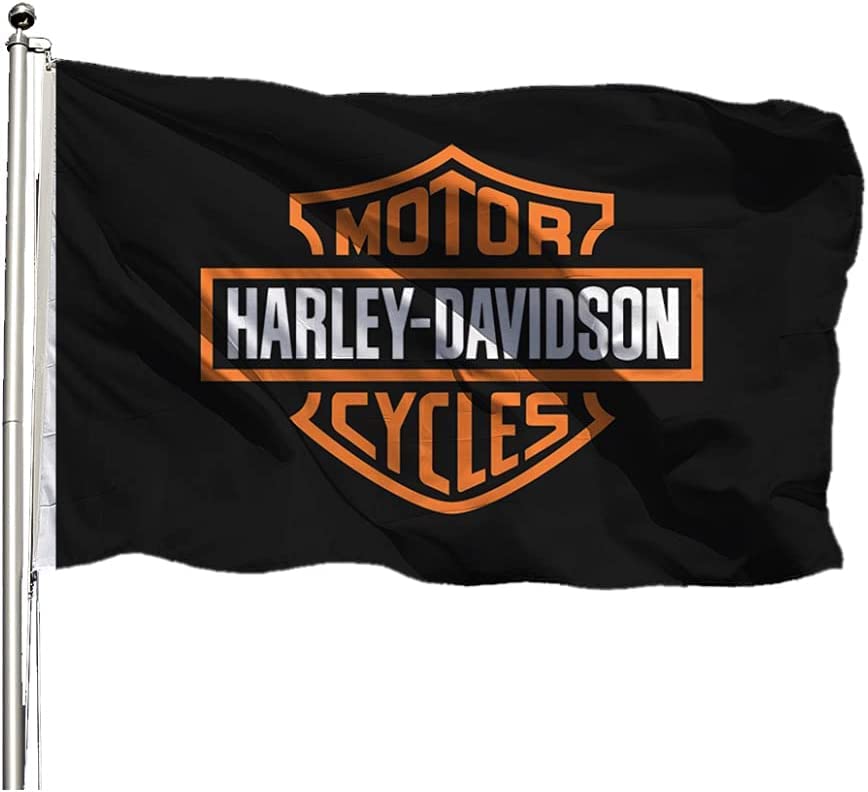 Reddingtonflags Harley Davidson Flags 3x5ft Banner for indoor and outdoor decorations, garden decorations flag harley davidson,Camping flag,party decorations for harley davidson lovers