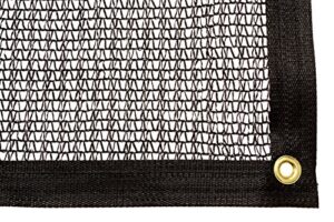 be cool solutions 40% black outdoor sun shade canopy: uv protection shade cloth| lightweight, easy setup mesh canopy cover with grommets| sturdy, durable shade fabric for garden, patio & porch 12’x20′