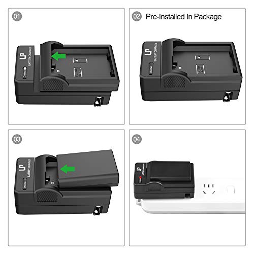 LP EN-EL14 EN EL14a Battery Charger, Charger Compatible with Nikon D3500, D5600, D3300, D5100, D5500, D3100, D3200, D5200, D5300, D3400, DF, Coolpix P7000, P7100, P7700, P7800 Cameras & More