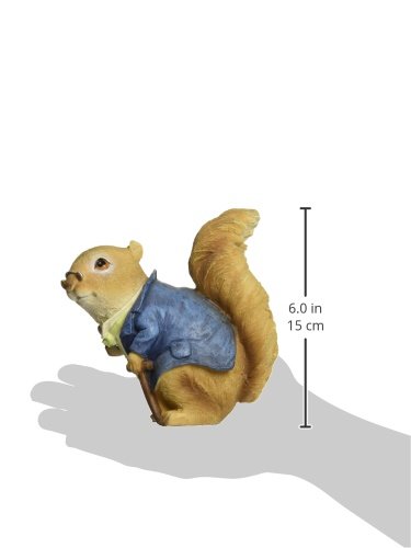 Design Toscano QM24685005 Grandfather Squirrel Statue, full color