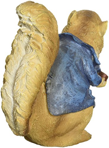 Design Toscano QM24685005 Grandfather Squirrel Statue, full color