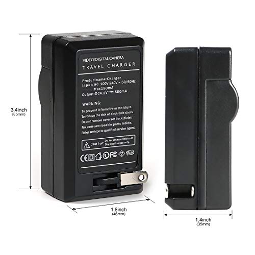 LP-E10 Battery Charger LC-E10 LC-E10C LC-E10E for Canon EOS Rebel T3, T5, T6, T7, EOS Kiss X50, X70, X80, X90, EOS 1100D, 1200D, 1300D, 1500D, 3000D