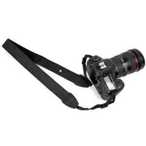 WANBY Camera Strap Black Canvas Neck Shoulder Strap with Quick Release Buckles for DSLR SLR