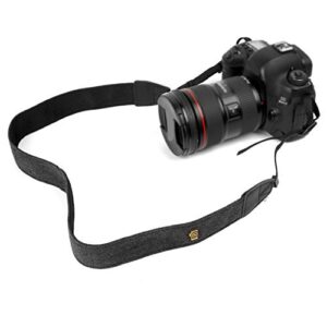 WANBY Camera Strap Black Canvas Neck Shoulder Strap with Quick Release Buckles for DSLR SLR