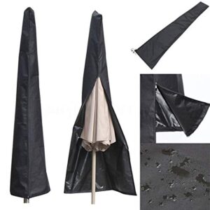 allomn outdoor patio umbrella cover, waterproof and uv protection fabric parasol cover for 9-11 feet garden yard balcony umbrellas