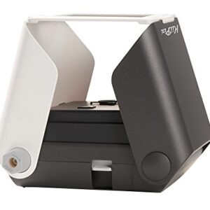 KiiPix Portable Portable Printer & Photo Scanner Compatible with FUJIFILM Instax Mini Film, Black