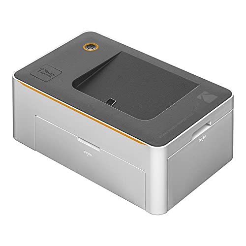 Kodak Dock Premium 4x6” Portable Instant Photo Printer (2022 Edition) Bundled with 50 Sheets | Full Color Photos, 4Pass & Lamination Process | Compatible with iOS, Android, and Bluetooth Devices